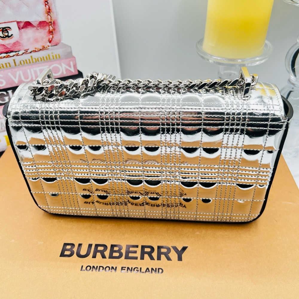 Burberry Lola Metallic Silver Bag - EUC - Picture 5 of 14